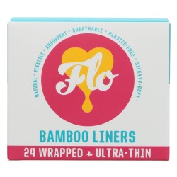 PANTY LINERS - BAMBOO (Here We Flo) x24