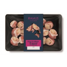KING SCALLOP WRAPPED IN BACON (Ramus) 180g