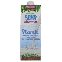 SOYA MILK - UNSWEETENED (Plamil) 1ltr