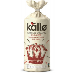 RICE CAKES - THICK & UNSALTED (Kallo) 130g