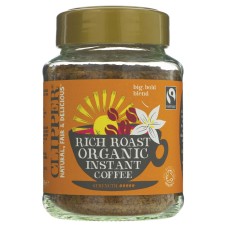 INSTANT COFFEE - RICH ROAST (Clipper) 100g INSTANT COFFEE - RICH ROAST (Clipper) 100g
