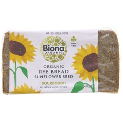 RYE & SUNFLOWER SEED BREAD (Biona) 500g