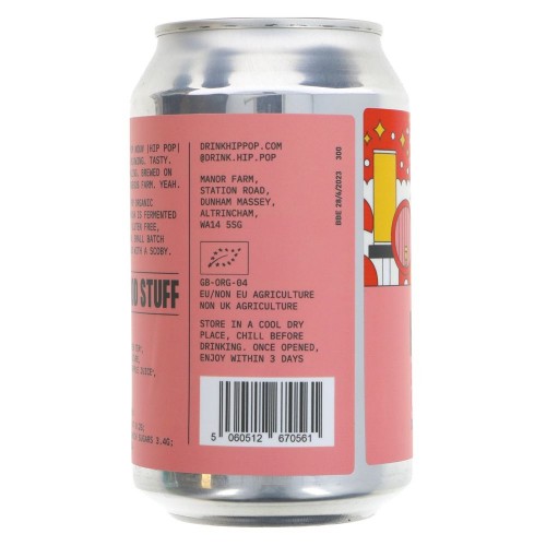 KOMBUCHA STRAWBERRY & PINEAPPLE (Hip Pop) 330ml