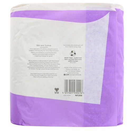 TOILET ROLL (Ecoleaf) x4