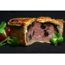 PORK PIE - BLACK PUDDING & RED ONION MARMALADE (Voakes) LARGE